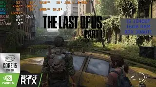 The Last of Us Part I PC i5 10400f RTX 3060TI 16GB ram (patch 1.0.5.0)