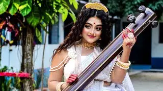 Saraswati Puja Spacial Makeup look 💄|Ananya makeup| #saraswatipuja_spacial_makeup_look
