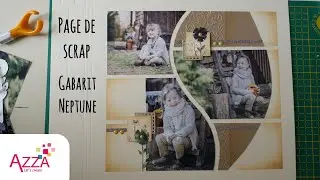 Une page de Scrap | Gabarit Neptune | Déco floral