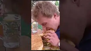 Furious Pete vs 22lb Burger in Berlin, Germany