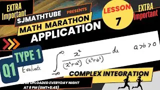 Solving Improper Integrals from -∞ to ∞ with Cauchy’s Residue Theorem | Step-by-Step Guide |Type 1
