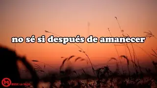 Yo No Sé Mañana Letra - Luis Enrique