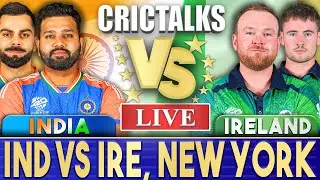 Live: IND Vs IRE, New York | Live Scores & Commentary | India vs Ireland | ICC T20 World Cup 2024