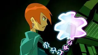 Ben 10 Future Gwen's Spells but blue/magenta magic