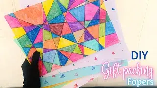 8 easy ways to make wrapping paper | diy packing paper (@craftishai)