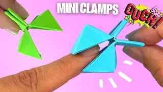 Origami Paper Pincers / Paper craft / moving paper toys / How to make paper pliers
