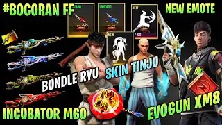 THE MOST COMPLETE FF LEAKS! INCUBATOR M60, INCUBATOR SHINOBI, EVOGUN XM8