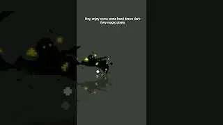 some hand drawn pixel effects 
