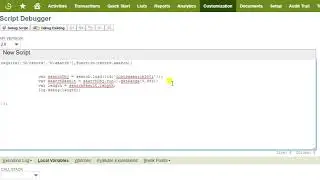 Netsuite debugger , SuiteScript 2.0 Debugging using netsuite debugger. 
