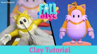 How to Make FALL GUYS Tails Skin with Polymer Clay 