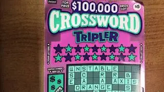 CROSSWORD TRIPLER, Instant scratch ticket, Ontario lottery and gaming, OLG
