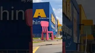 Huge Chair appear at IKEA Damansara #malaysia #🇲🇾
