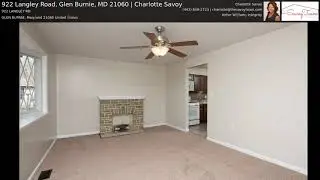 922 Langley Road, Glen Burnie, MD 21060 | Charlotte Savoy