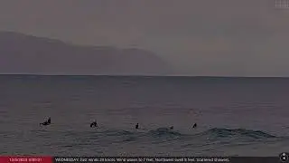 Dec 5, 2023: Big Wave Surfing in Waimea Bay on the North Shore of Oahu, Hawaii