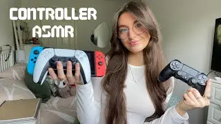 ASMR Controller sounds🎮 (button clicking, tapping, scratching, rambles)