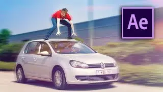 STANDING ON A RIDING CAR !! - After Effects Tutorial