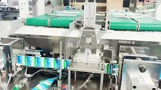 disposable gloves folding packing machine automatic glove pack | Machine à emballer les gants