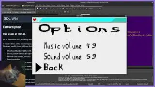 Quick update multiplatform engine - Emscripten?? (Work in progress) 🎮 Rachel's Game Development Day
