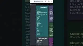 cheat sheets for programming languages | 