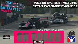 iRacing - IMSA - P217 - Monza - Valve Index VR | SFX-100