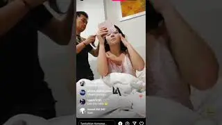 Live IG Lala widy bangun tidur langsung make up