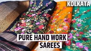 Pure Hand Work Saree Manufacturer & Wholesaler in Kolkata