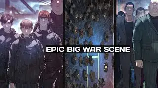 MMV Webtoon How To Fight Epic Big War Battle scene