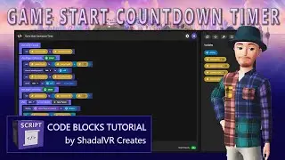 Code Blocks Scripting Tutorial | Game Start Countdown Timer in Meta Horizon Worlds