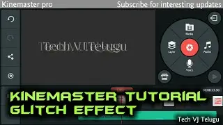 Kinemaster Tutorial | how to make glitch effect intro| How to make an intro in kinemaster