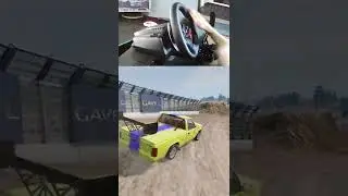 Drifting a Drift Truck in offroad track! With WHEELCAM!! #shorts