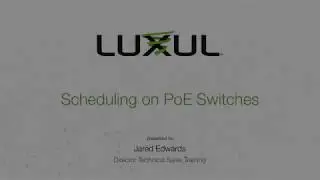 How to Setup PoE Switch Power Scheduling