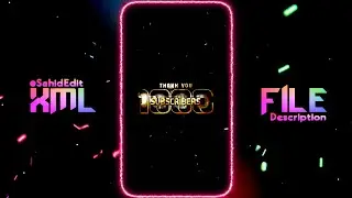 1K SPECIAL VIDEO BY SAHID EDIT♥️😘NEW TREND XML FILE 😈ATTITUDE XML FILE⚡😎 hindi xml for alight motion