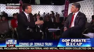 Ted Cruz with Sean Hannity After the #GOPDebate
