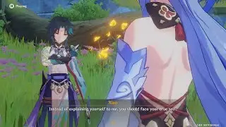 Genshin Impact - Ganyu's Story Quest - Sea of Clouds, Sea of People - Female Traveler - JP Voice