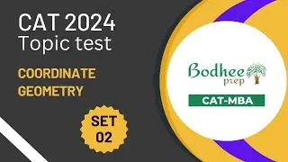 CAT Mock Test Series: Co-ordinate Geometry Topic Test Solutions (Set 02)