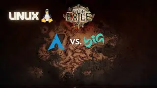 Path Of Exile - Arch Linux vs BigLinux Manjaro