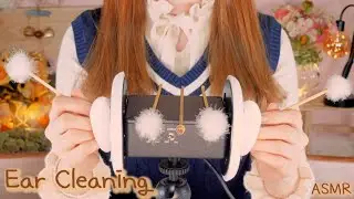 ASMR Ear cleaning, Friend(Eng sub) | 친구야, 귀청소 해줄게 | 10년묵은 귀지 (귀소독, 나무귀이개, 솜털)