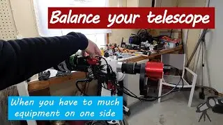 Balancing your telescope on your mount when it is heavier on one side