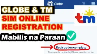 GLOBE  at TM Sim Online Registration, MABILIS NA PARAAN!!!