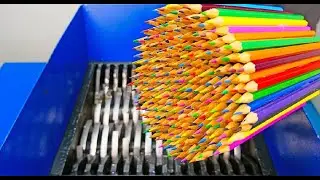 SHREDDING 200 PENCILS! AMAZING VIDEO!