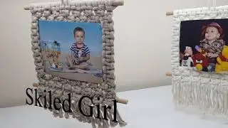 macrame tutorial: beautiful picture frame | (2021)