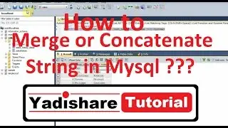 MySQL Tutorial | How To Merge or Concatenate Two String in MySQL Query