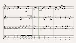 The Chain - Fleetwood Mac arranged for string quartet by Greg Woodward