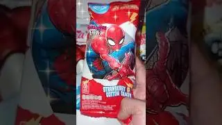 Es Krim Es Krim Karakter Spiderman SpongeBob, Es Krim Coklat Pisang, Strawberry Cotton Candy 