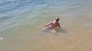Керчь. Пляж у заброшенного лагеря.