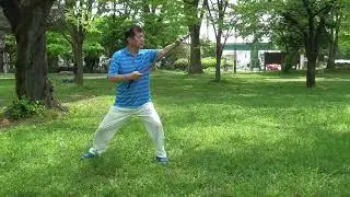 KOU-健身気功・太極養生杖/行気篇(高  付本)　※【字幕】オンにしたら，動作名称を表示します