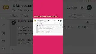 Directly Accessing Library Function #python