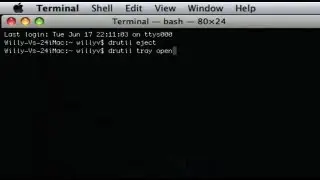 Terminal Tip: Eject Media Disc