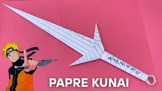 Crazy paper kunai Naruto| How to make paper kunai knife| origami kunai 