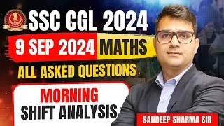 SSC CGL 2024 | Exam Analysis Review Direct From The Centre | By Sandeep Sharma Sir #examreview